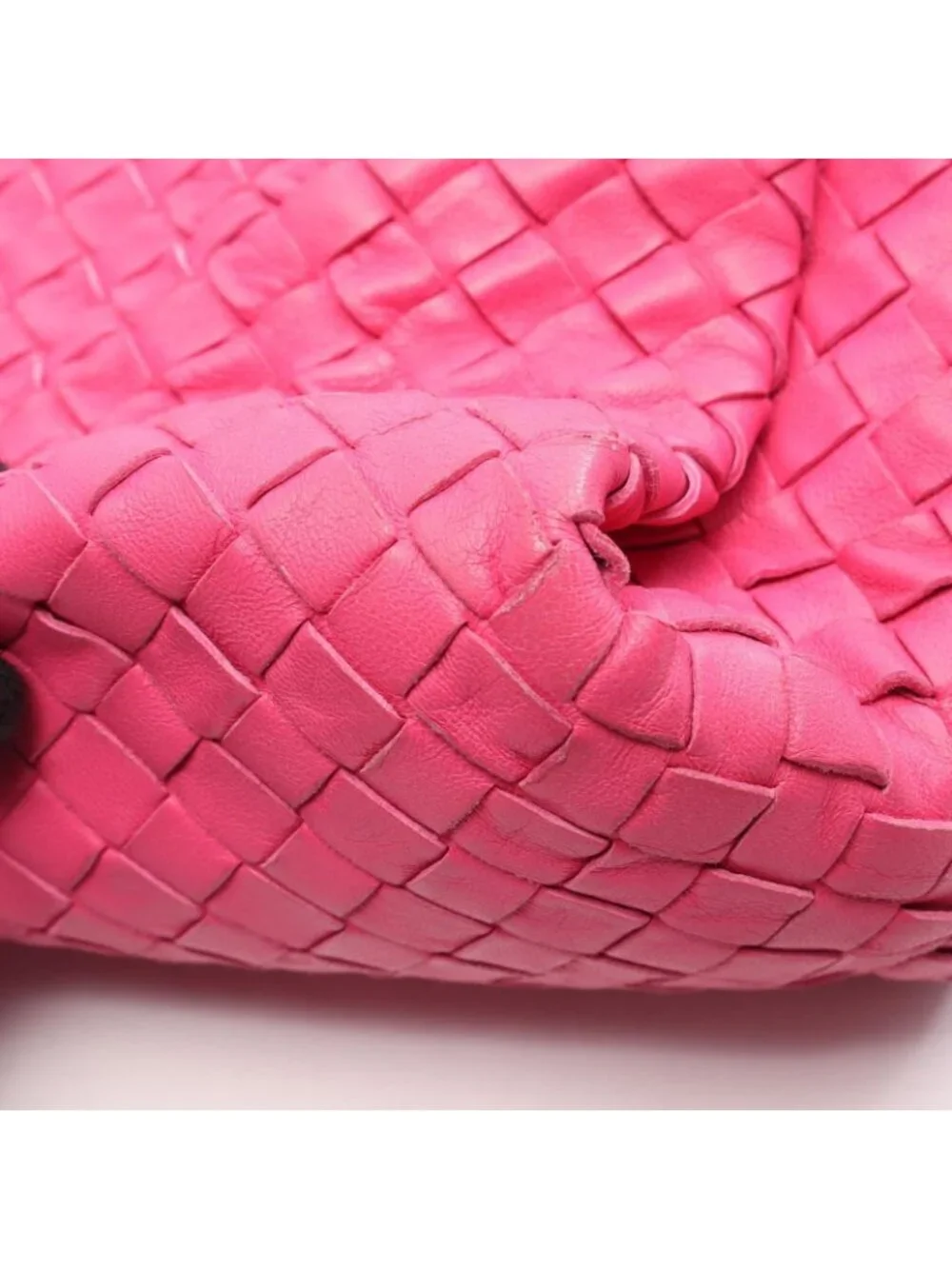 Bottega Veneta Tote Bag Intrecciato Pink Leather